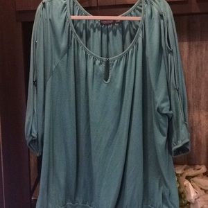 3/4 Open Sleeve Blouse